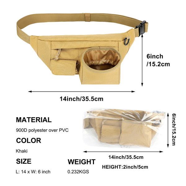 Belt Sport Custom Waist Bag Cell Phone Small Fanny Pack For Running Messenger 14X6"