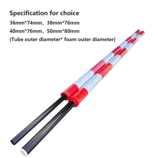 Buy Light weight Durable Carbon Fiber Boom Arm with Red-White Reflective Film for Barrier Gates at wholesale prices