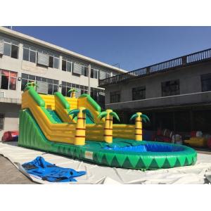 Coconut Tree Inflatable Waterslide 12X5m Flame Retardant