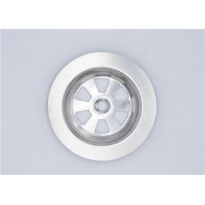 China Kitchen Waste Sink Strainer Parts Stainless Steel Silver 75 Mm OD on sale