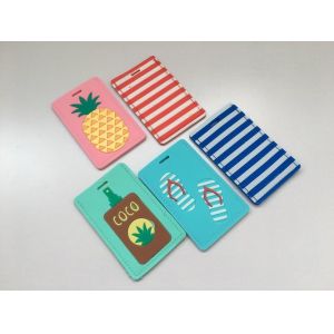 Airport Luggage Tags Molding Silicone Parts Shape According To Customer's