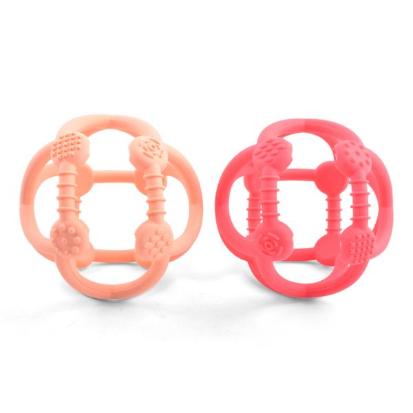 Buy Watermelon Chewing Silicone Teething Ball Baby Molar Silicone Ball Teether at wholesale prices