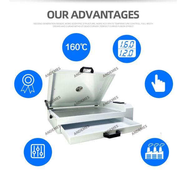 Desktop DTF Oven Clothing T-Shirt Direct Transfer Drying Machine With Electric Driven