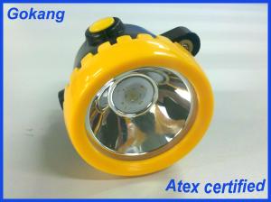 Quality Underground rechargeable ABS mining headlamp, IP65 led miners cap lamp and hotsale led mining headlight for sale