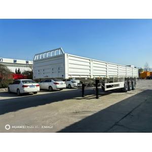 Heavy Mechanical Suspension Van Type Semi Trailer For Curtin Transporting Cargo