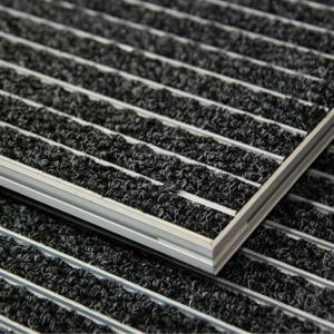 China Anodized Rail Aluminum Entrance Mats Recessed 1.5MM Frame Thickness on sale