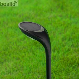 BLACK Outdoor Solar Pathway Lights with 750mAh Battery Capacity