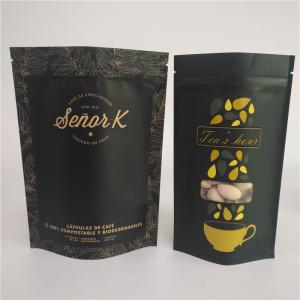 Foil Lined Kraft Paper CMYK VMPET Coffee Stand Up Bag