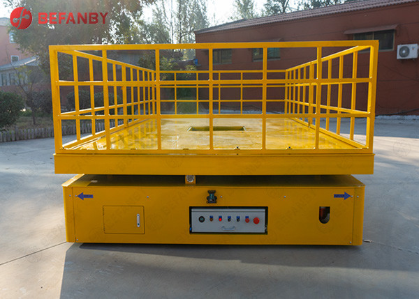 Buy Lithium Battery Trackless Transfer Cart Vehicle Power Steering Mold 35t at wholesale prices