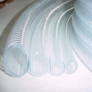 Flexible PVC Transparent Braided Reinforced Hose Polyester fiber braided