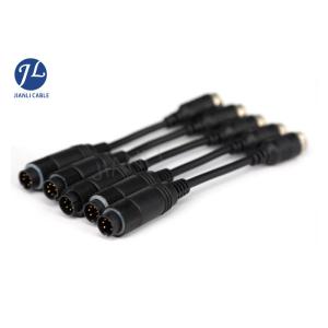 Germany Waeco Backup Camera Cable , 6 Pin Extension Cable For Cctv Camera System