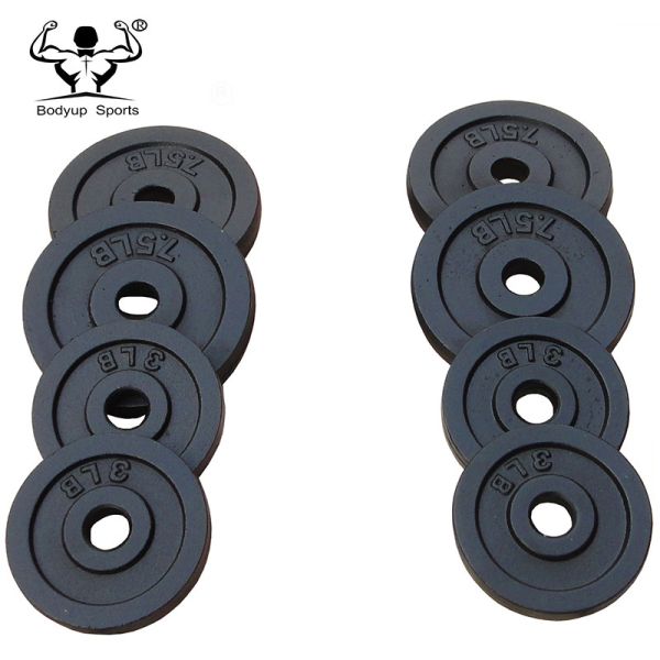 Buy Adjustable Dumbbell Weight Plates , Black Paint Cast Iron Weight Plates at wholesale prices