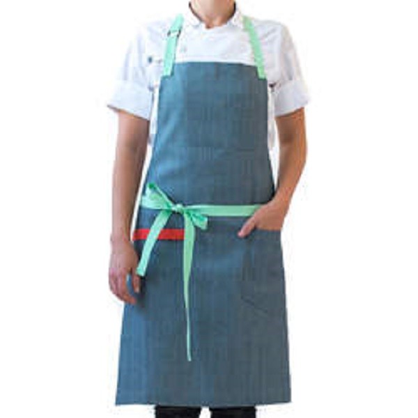 Buy Custom Sleeveless  Cotton Linen Chef Work Uniform With Long Rope at wholesale prices