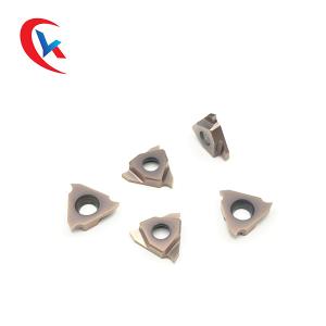 Quality TGF32L100 3 Cutting Edges PVD Coating Left Hand Knife Carbide Grooving Inserts for sale