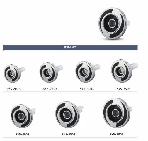 bathtub jets set, Bathtub hydro water hydro spa jet,whirlpool jet,SPA jet nozzle ,SY5-XX03