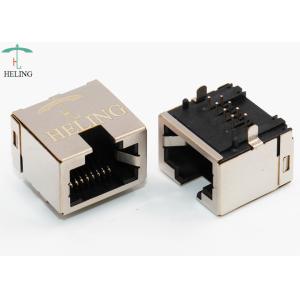 Right Angle Female Ethernet Connector RJ45 Plug For Networking Modem