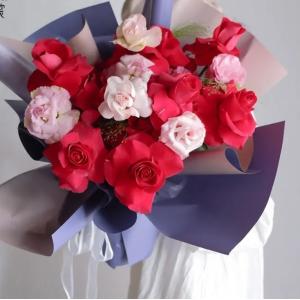 8 Colors Waterproof Flower Wrapping Paper For Fresh Flower with 59X20X2 cm