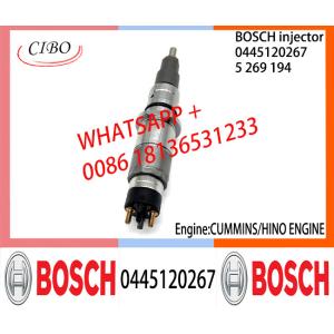 BOSCH 0445120267 Neutral Diesel Fuel Injector Assembly 0445120267 5269194 For