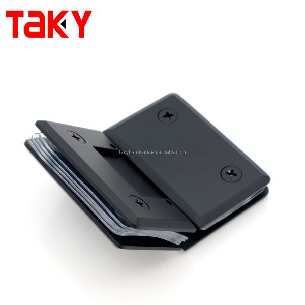 Glass Door Hardware Adjustable 135 Degree Glass to Glass Beveled Edge Shower Door Hinge