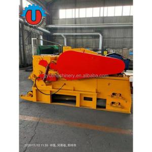 90KW 4000*2200*1800mm Garden Wood Chipper Drum Chipper