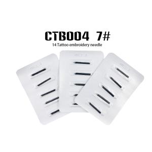 Quality 7 Pin Black Microblading Needles Eyebrow Tattoo Needles Sharp OEM ODM for sale