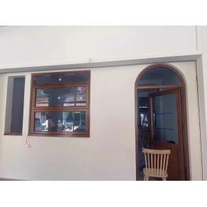 Aluminium Hurricane-Proof Vertical Bifold up Windows Plastic Steel Vertical