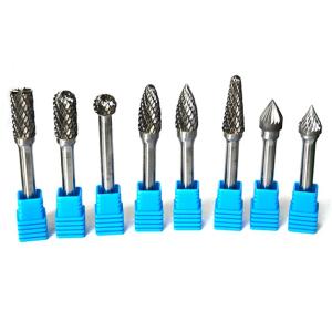 Tungsten Carbide Double Cut Carbide Rotary Burr For Heavy Duty Material Removal