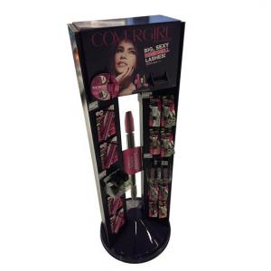 China Covergirl Corrugated Cardboard Paper Display Rack, Cardboard paper stand for Covergirl cosmetics on sale