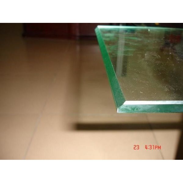 Buy Solid Structure Building Tempered Glass With 45 Degree Beveled Edge at wholesale prices