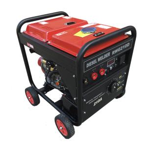 Quality PMG Permanent Magnet Diesel Welding Generators 210A GTAW Electric Start for sale