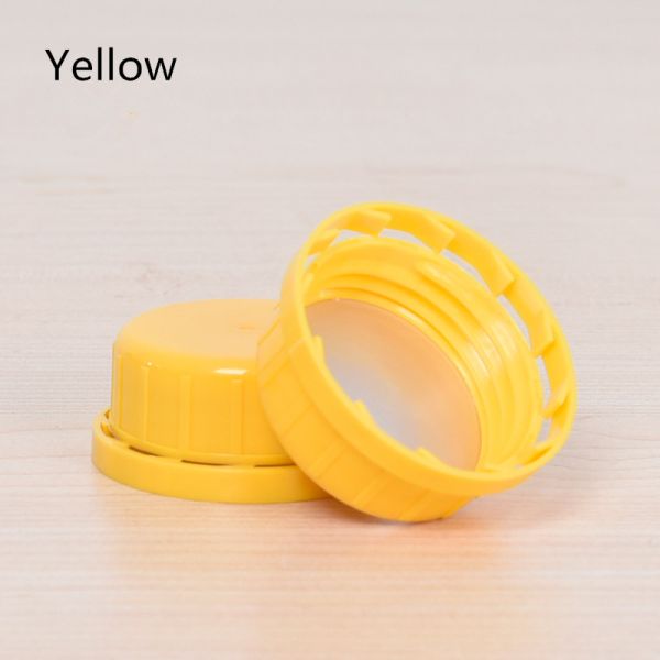 Custom Colors 38MM Hdpe Tamper Evident Lid With Aluminum Foil Gasket For Plastic Jars