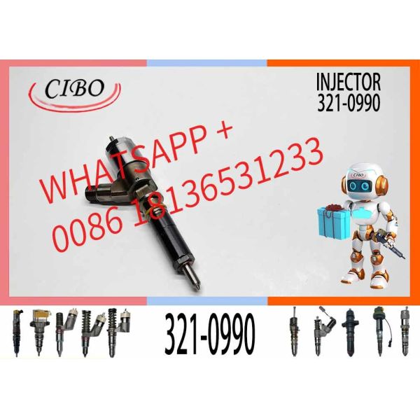 Fuel Injector 2645A743 321-0990 2645A709 295-9130 382-0480 282-0490 10R-7672 2645A718 For C6.4 C6.6