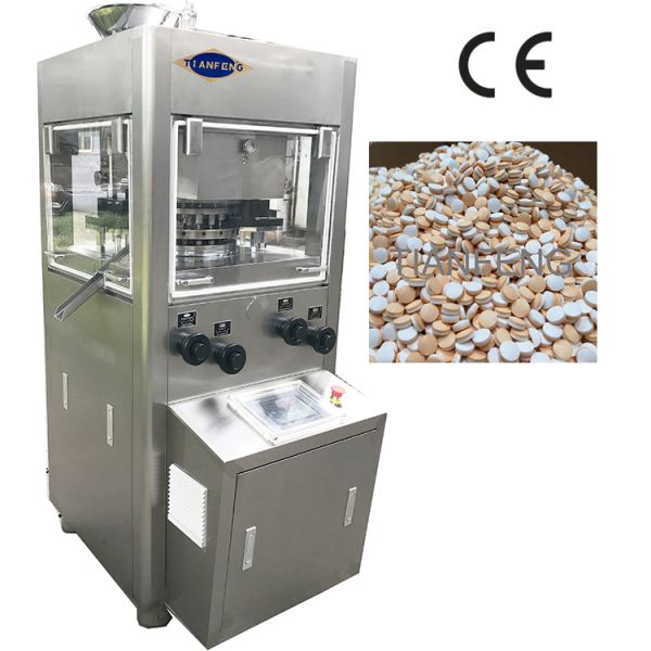 Buy Zp17e Smallest 2 Layers Rotary Tablet Press Machine with 30600PC/H Capacity and 900*650*1800mm Dimensions at wholesale prices