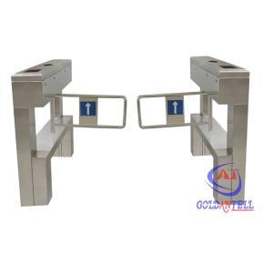 Quality Entry control pedestrian security swing gate with LED counting function for sale