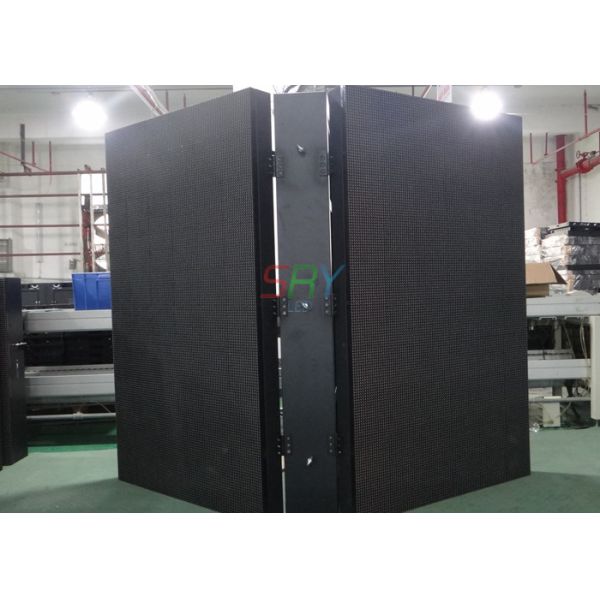 Advertising Double Sided LED Cabinet , 1/4 scan Constant Current Waterproof LED Screen