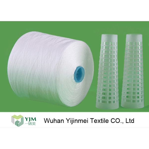 Buy 60S 60s /2 TFO Polyester Yarn for Sewing Thread Yarn Raw White With Dyeing Tube at wholesale prices