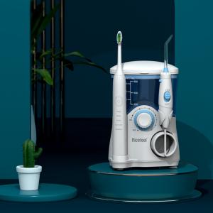 Combo Electric Toothbrush IPX4 Countertop Water Flosser Teeth Whitening 600ml