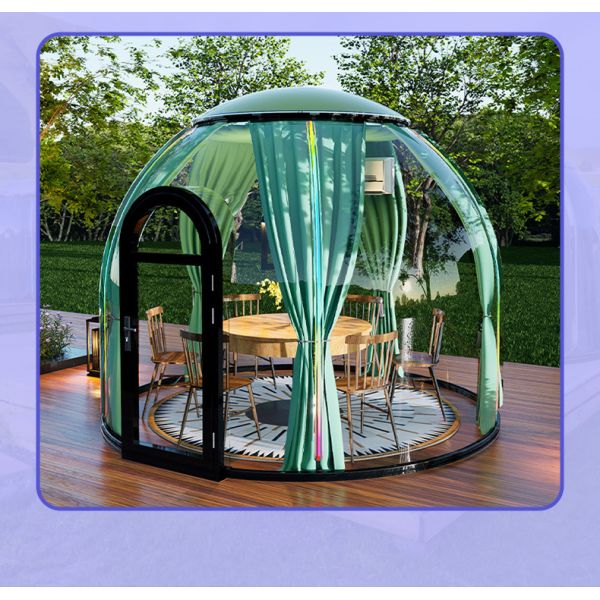 Round camping tent scenic park View Homestay bubble room