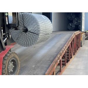 2.2mm Wire diameter 8Lines Galvanized Pipe coating welded mesh for Subsea Gas &