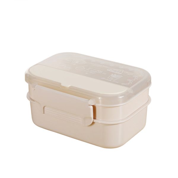 Divided Bento Plastic Lunch Boxes