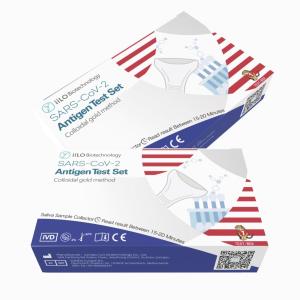 15 - 20 Minutes 99% Accuracy Saliva Antigen Test Kit Saliva Sample Collector