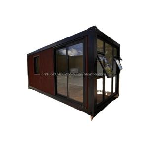 20ft Modern Design Prefabricated Wooden House Steel Material Tiny Container
