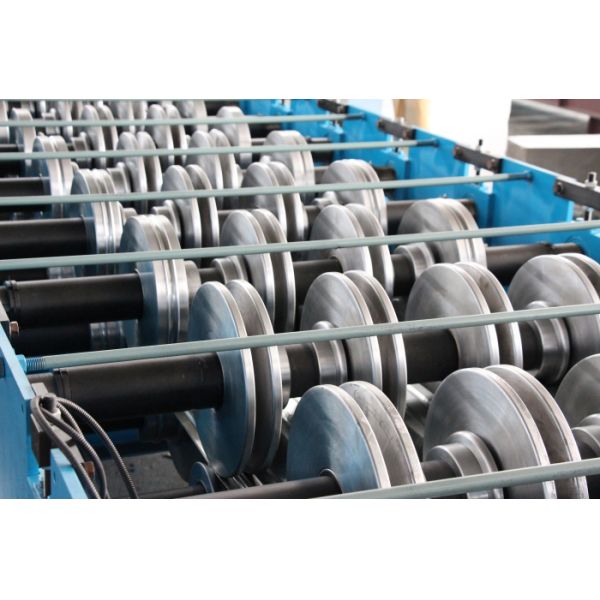 Double Line Sheet Metal Roll Forming Machines , Floor Deck Metal Stud Roll Forming Machine