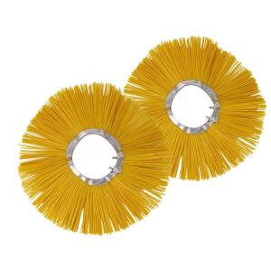 OD350 Inner Ring Galvanized Steel PP Street Snow Sweeper Brush
