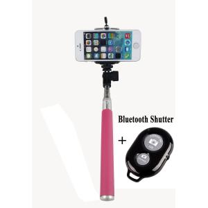 Handheld monopod with remote for ios 4.0 / android 3.0 Smartphone Bracket