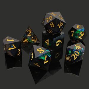 Two -Color Custom DND RPG Dice Set D6 D20 7 Mold Polyhedron Set