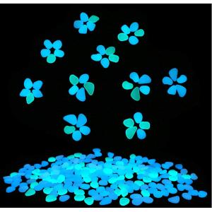 Resin Plastic Glow In The Dark Pebbles Luminous Crushed