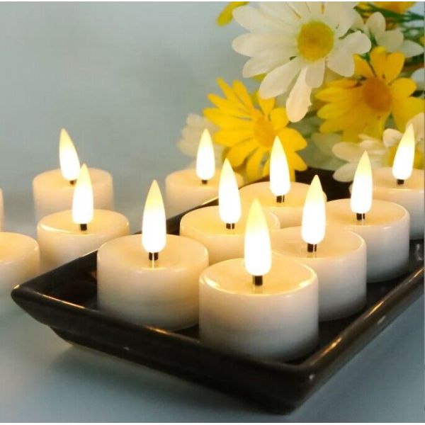 Buy Small Tealight Candle Wedding Centerpieces LED Electronic Wedding Candles at wholesale prices