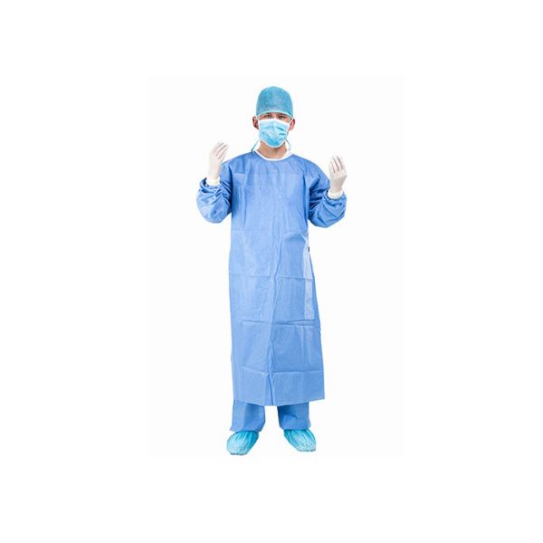 Buy Sterile Blue 35g 45g SMS SMMS Disposable Surgical Gown at wholesale prices