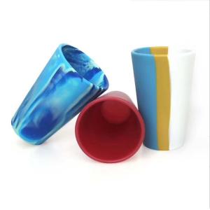 Quality 12oz Customized Logo Mugs Silicone Material Insulated Travel Tumbler Cup with Handle for sale